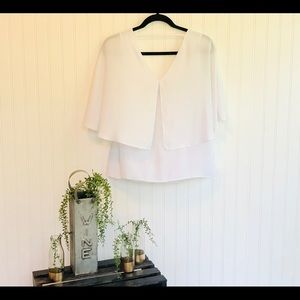 WHBM White Blouse